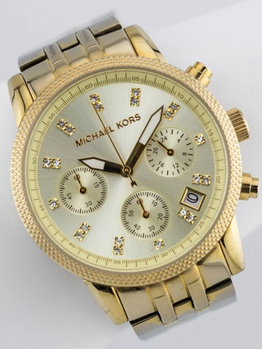 Michael Kors MK-5676 Chronograph Quartz Analog Men's Watch New Battery